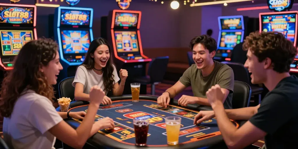 Pengalaman seru bermain slot88 di kasino online dengan teman-teman.