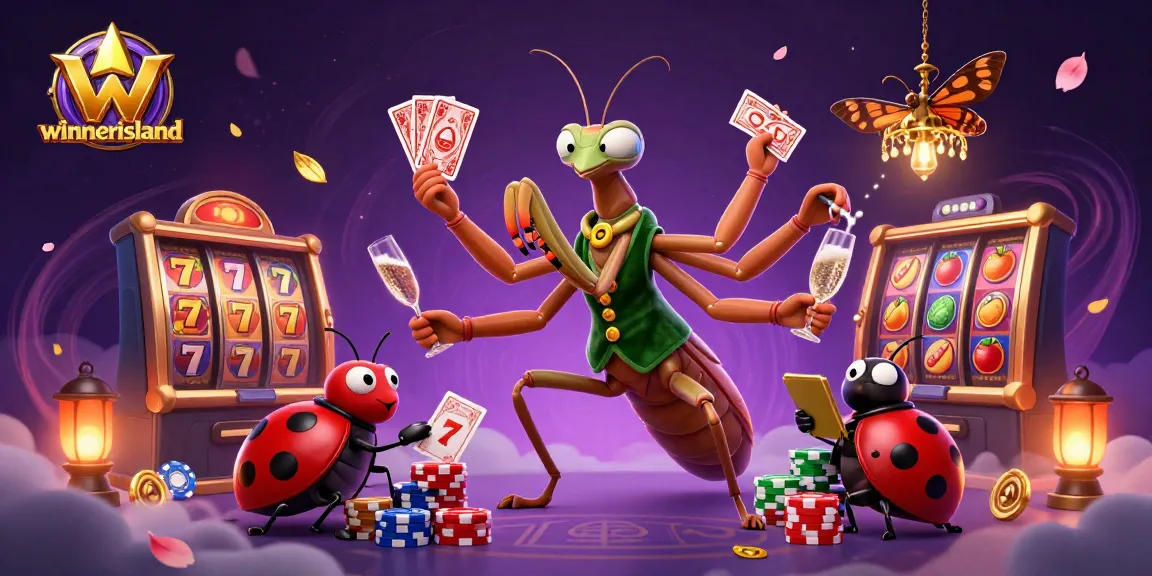 Experience thrilling gaming action at winnerisland with colorful slot reels and dynamic gaming elements.